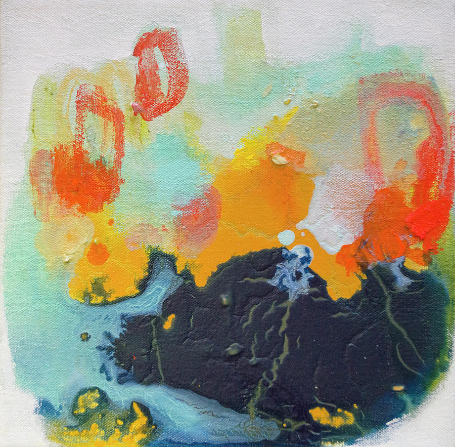 Abstract Painting - Mini 03 by Claire Desjardins