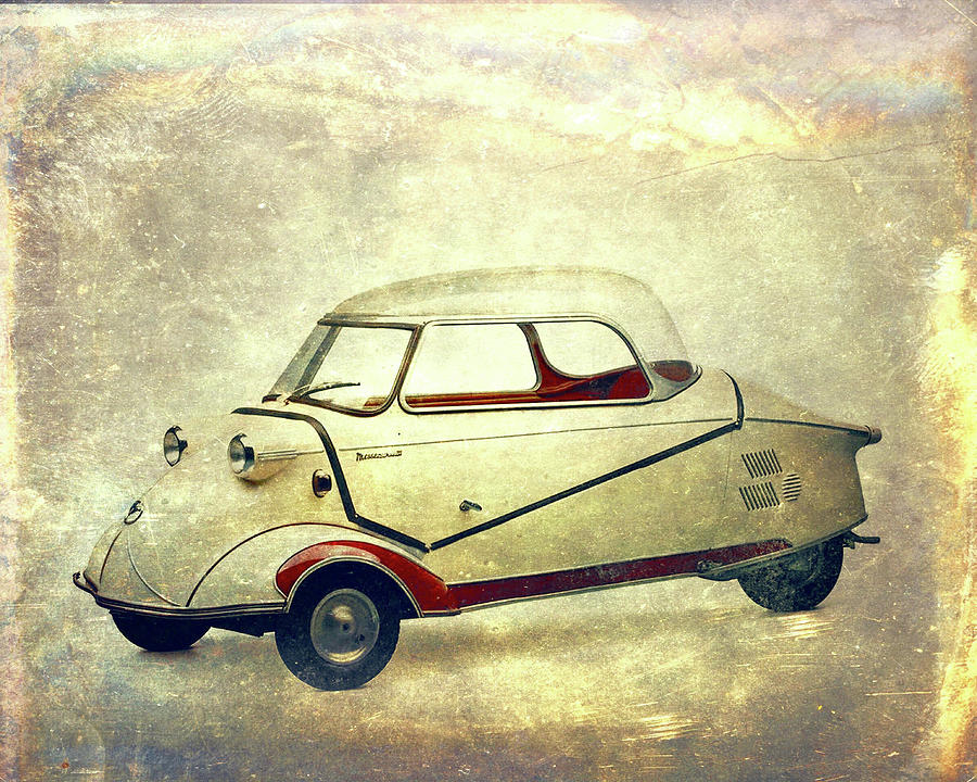 Vintage Photograph - Mini Car_Vintage_17 by Oscar Linares