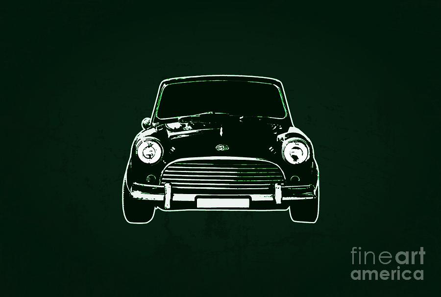 Mini Cooper Digital Art by Art Attack - Fine Art America