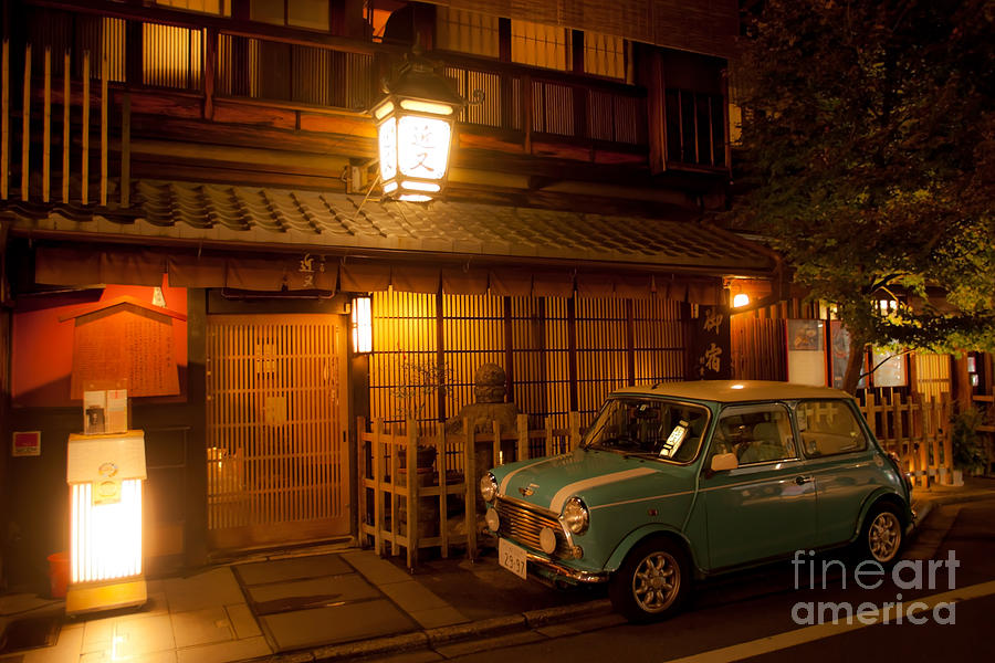 Mini Cooper in Kyoto Photograph by Aiolos Greek Collections