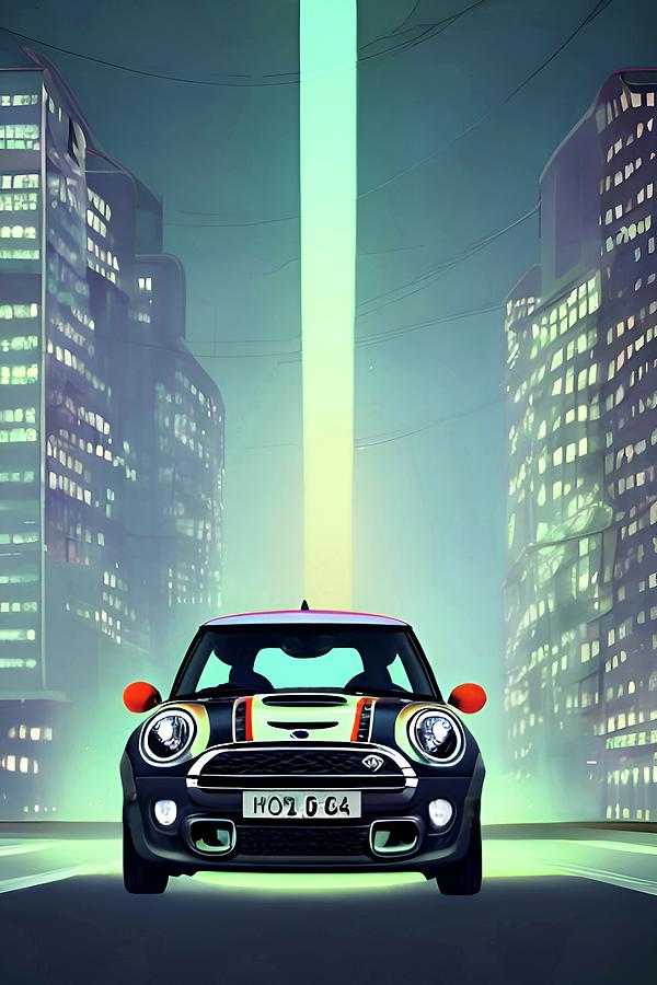 Mini Cooper S II Digital Art by David Gedeon - Pixels