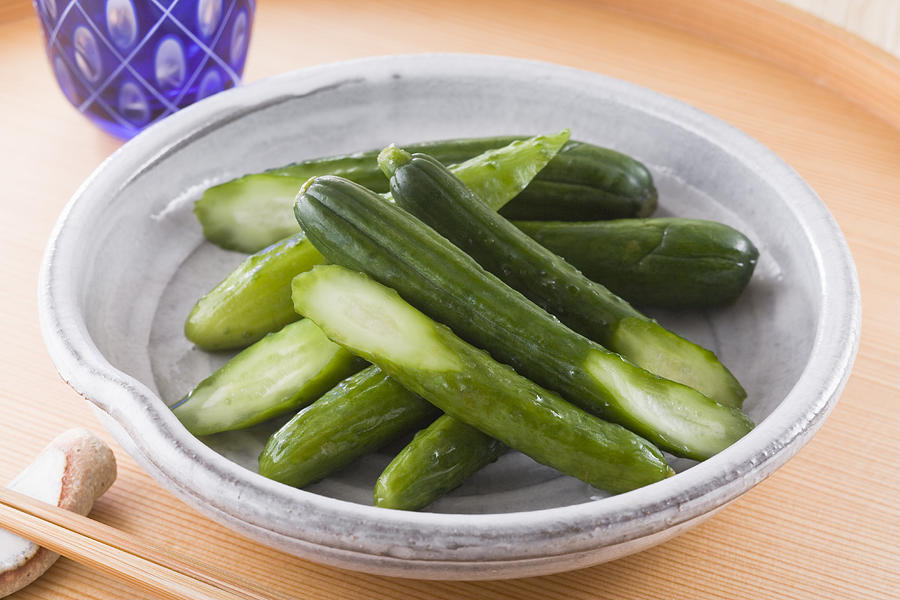 Mini cucumber pickles Photograph by Mixa
