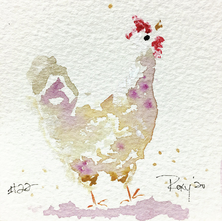 Mini Rooster 22 Painting