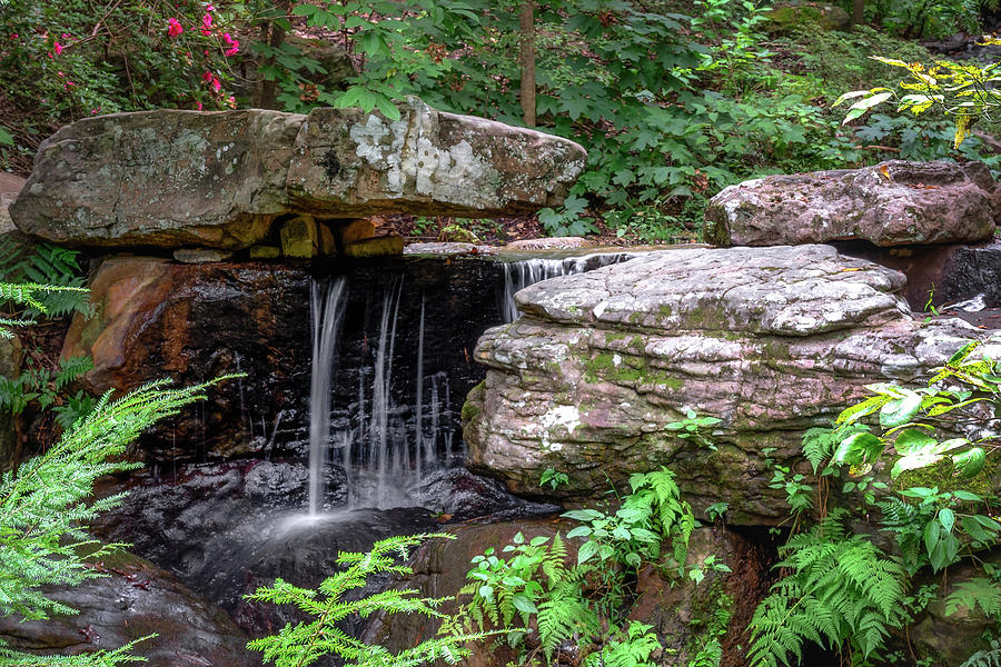 Mini Waterfall Photograph by James Barber