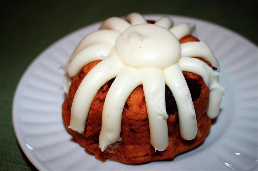 Miniature Bundt Cake With Frosting Photograph by Cynthia Guinn