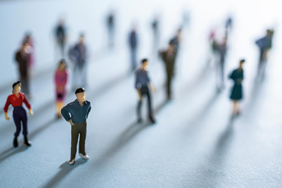 Miniature models people Photograph by Sergio Delle Vedove | Fine Art ...