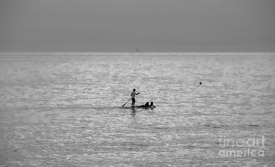 Minimal - in the mid of the sea Photograph by Loredana Gallo Migliorini