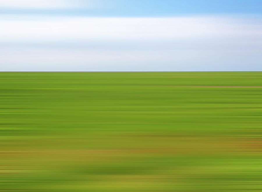 Minimal Landscape - Summer and Sky Photograph by Philip Openshaw