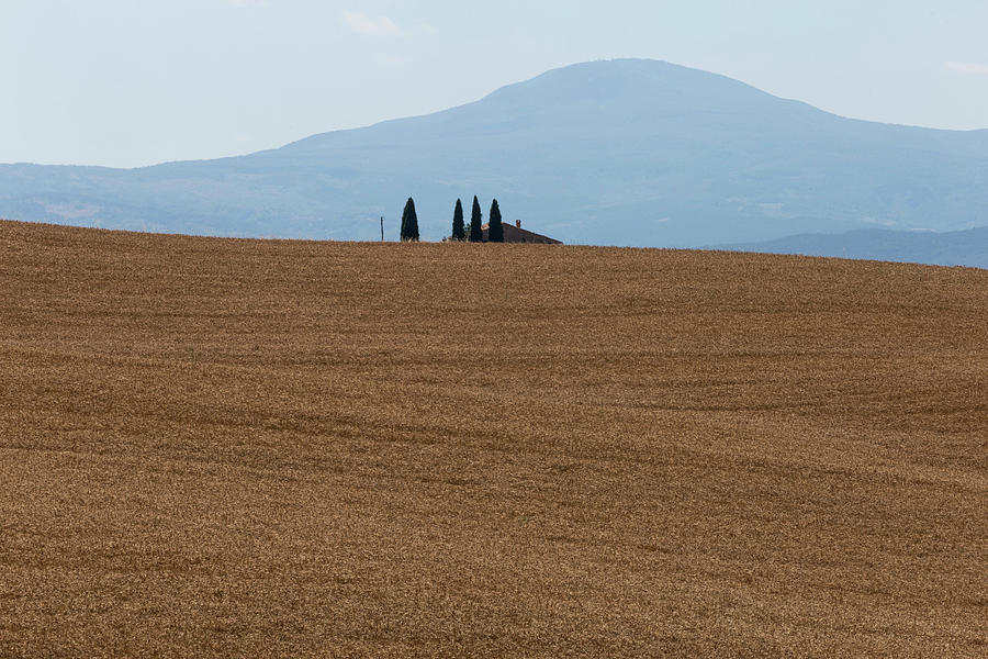 Minimal landscape of Val D Orcia Photograph by Pietro Ebner