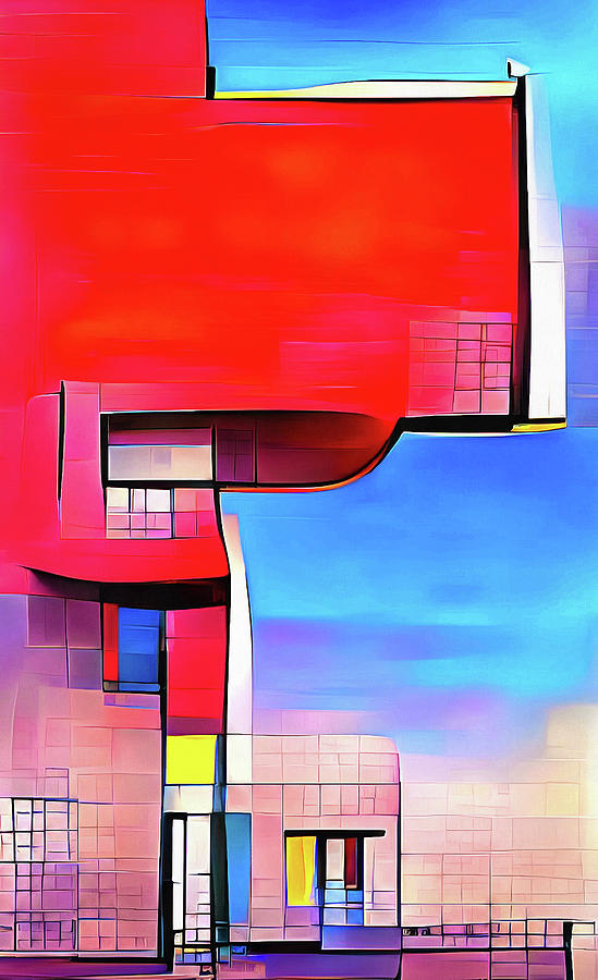 Minimalist Abstract Architecture 02 Digital Art by Matthias Hauser