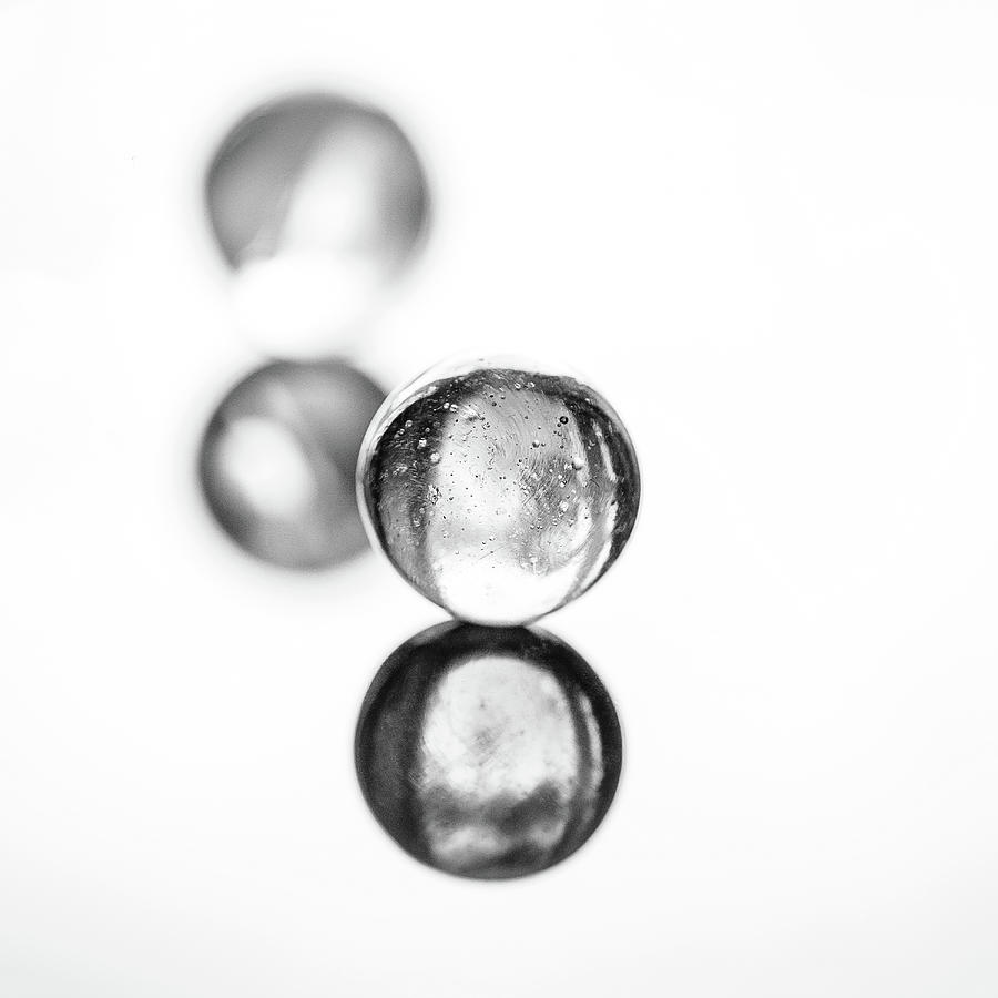 Minimalist Marbles #4 Photograph by Jon Woodhams