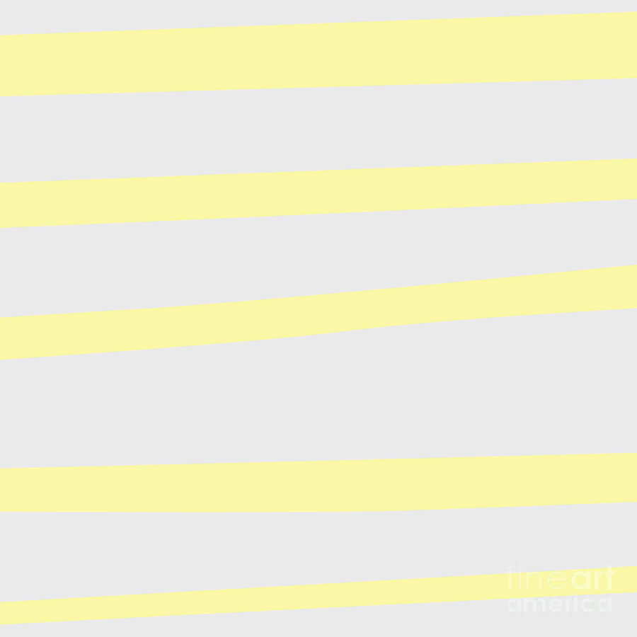 Minimalist Yellow and Gray Stripe Digital Art by Christie Olstad