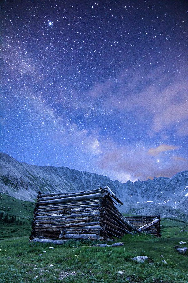 Mining Ruins and Milky Way Photograph by Aaron Spong