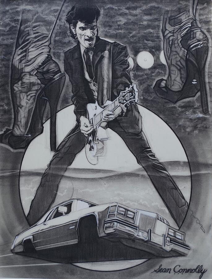Mink DeVille Drawing by Sean Connolly