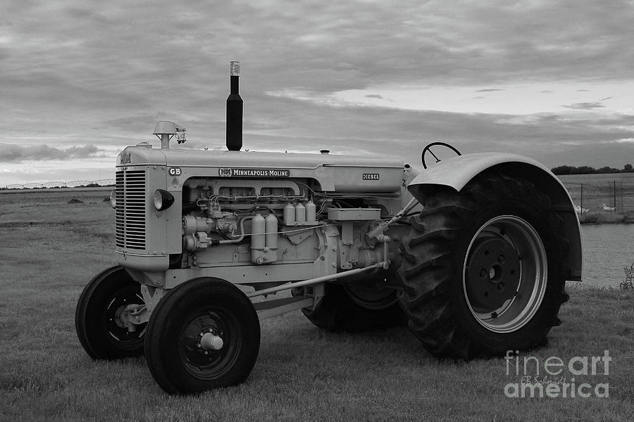 Minneapolis Moline Tractor Photograph by E B Schmidt