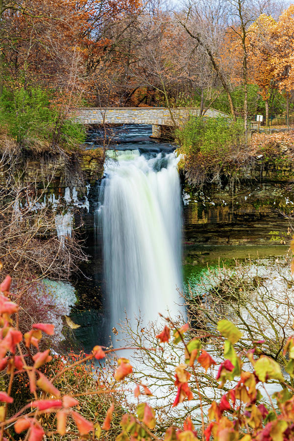 Minnehaha Autumn Photograph by Flowstate Photography
