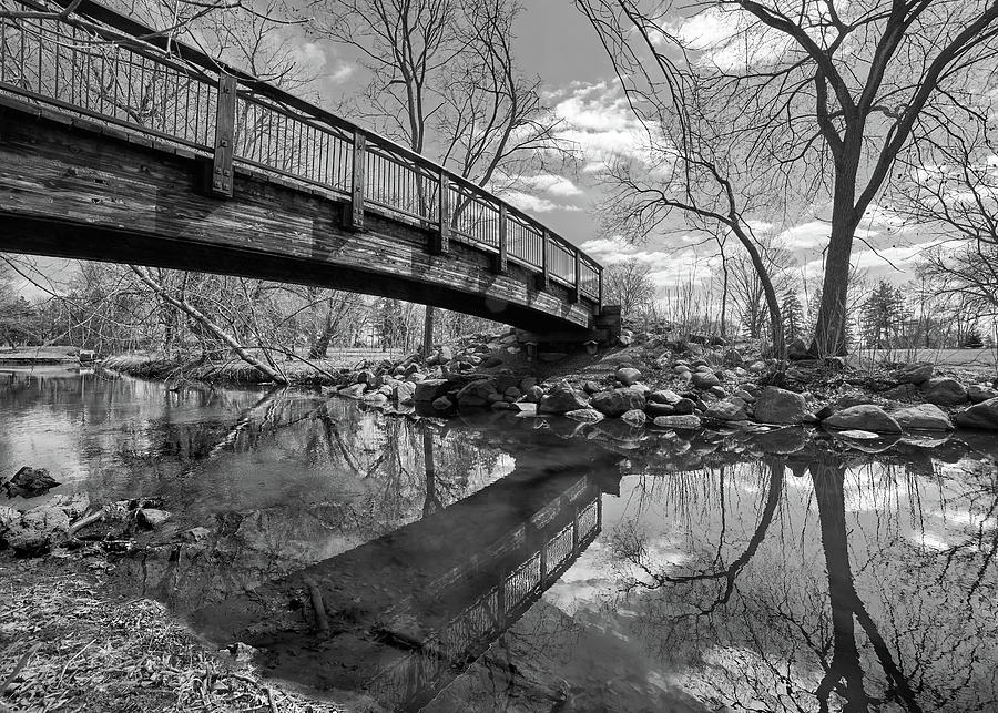Minnehaha Creek in March Photograph by Jim Hughes