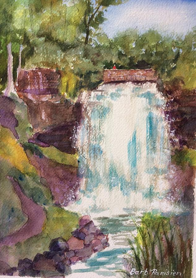 Minnehaha Falls Painting by Barbara Parisien