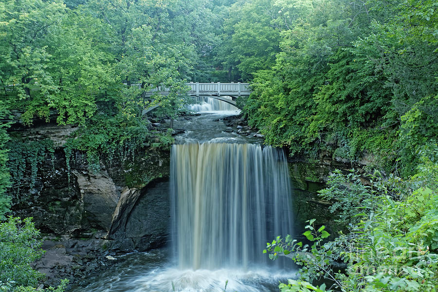 Minneopa Falls in Summer 2020 Photograph by Natural Focal Point Photography