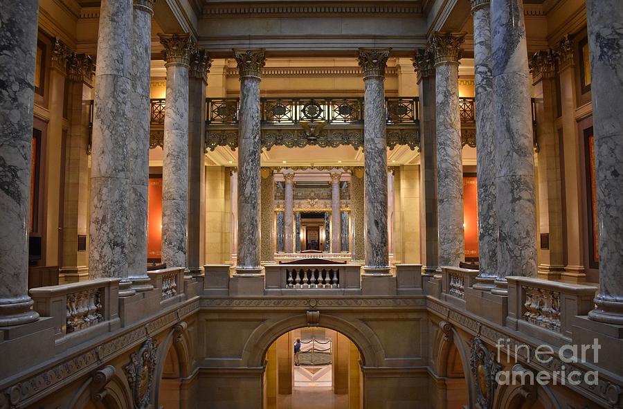 Minnesota State Capitol Atrium Photograph by Ron Long