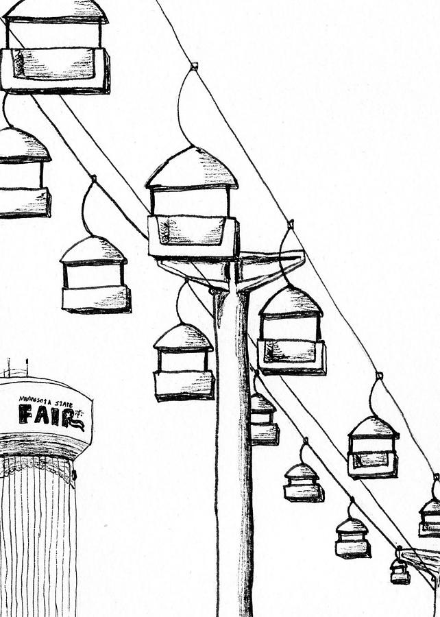 Minnesota State Fair Drawing by Alyssa Norby Fine Art America