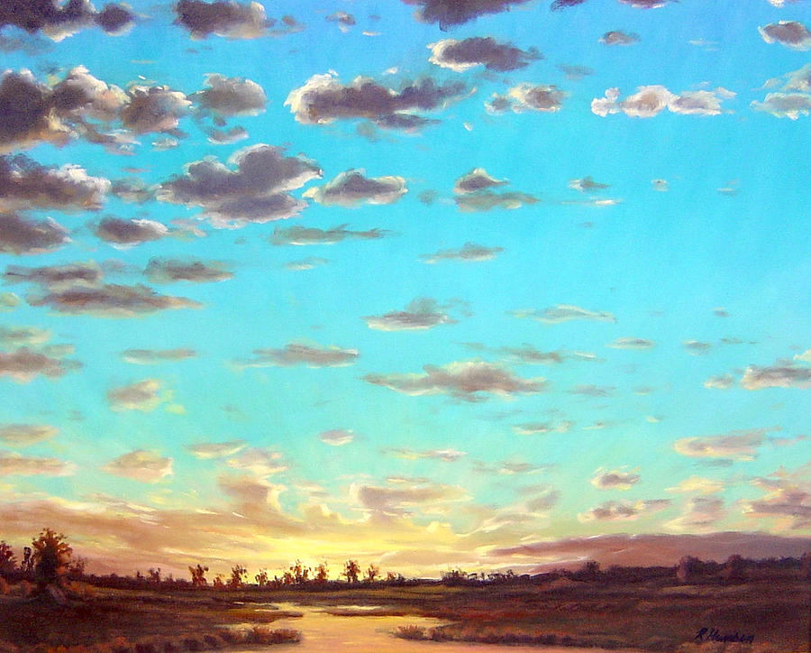 Minnesota Sunset Painting by Rick Hansen