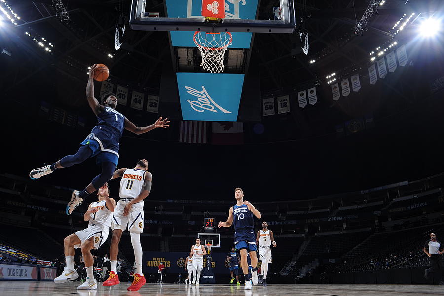 Minnesota Timberwolves v Denver Nuggets Photograph by Bart Young