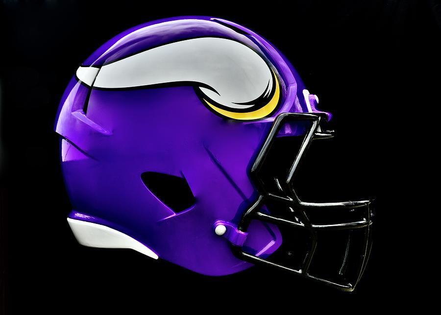 Minnesota Vikings Helmet Photograph