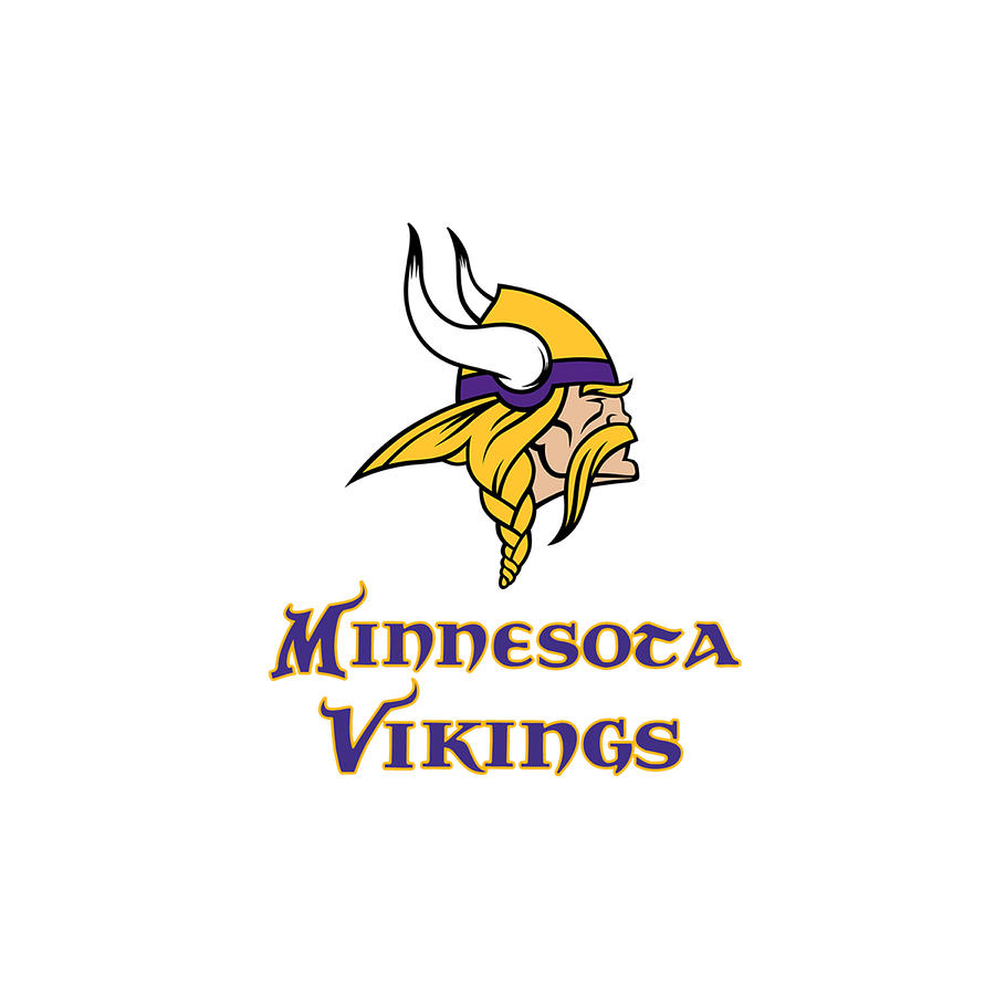 Minnesota Vikings Drawing by Jonathan Melendez