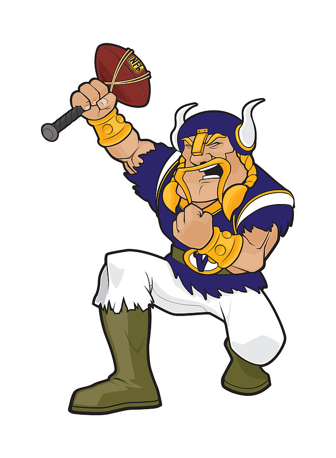 Minnesota Vikings Logo Digital Art by Rosa English - Pixels