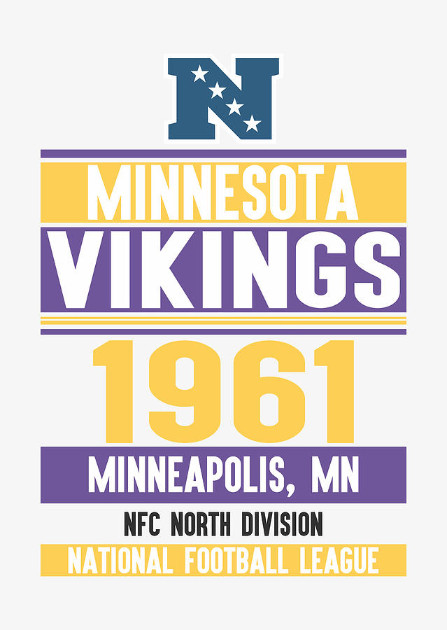 NFL Minnesota Vikings - Team Poster