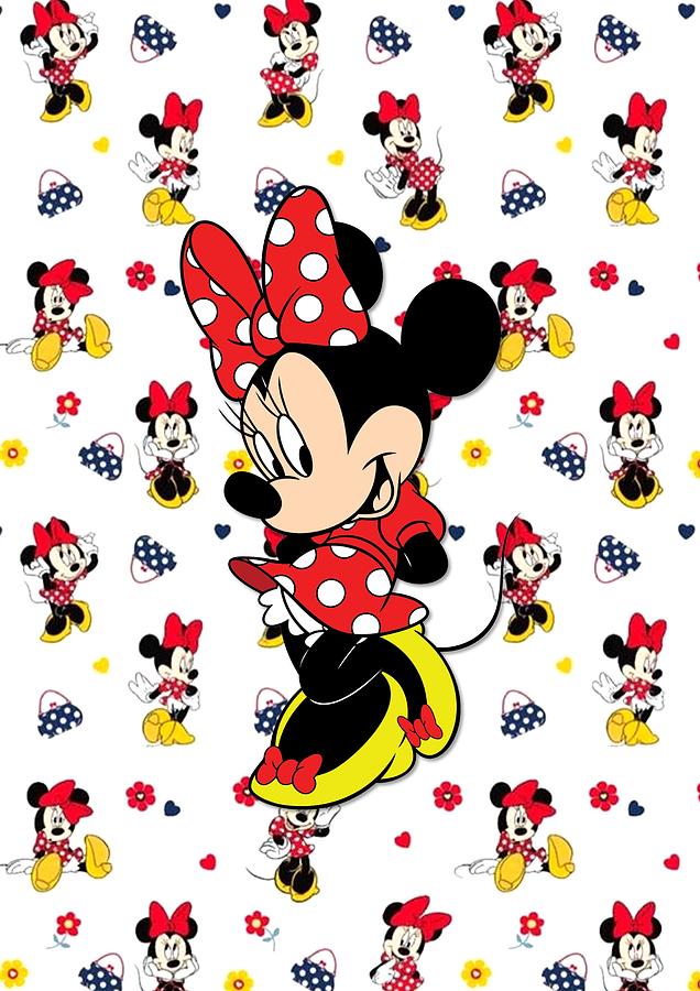 Minnie Mouse Art Digital Art by Steven Saunders | Fine Art America