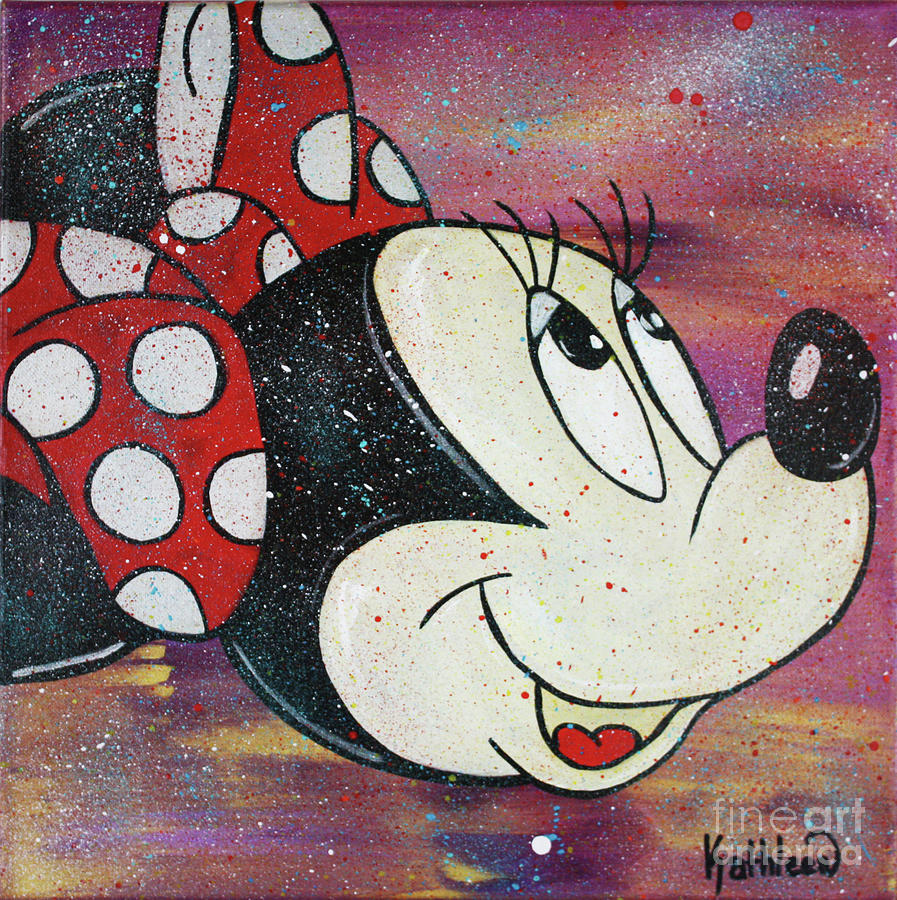 Minnie Mouse HI Painting by Kathleen Artist PRO