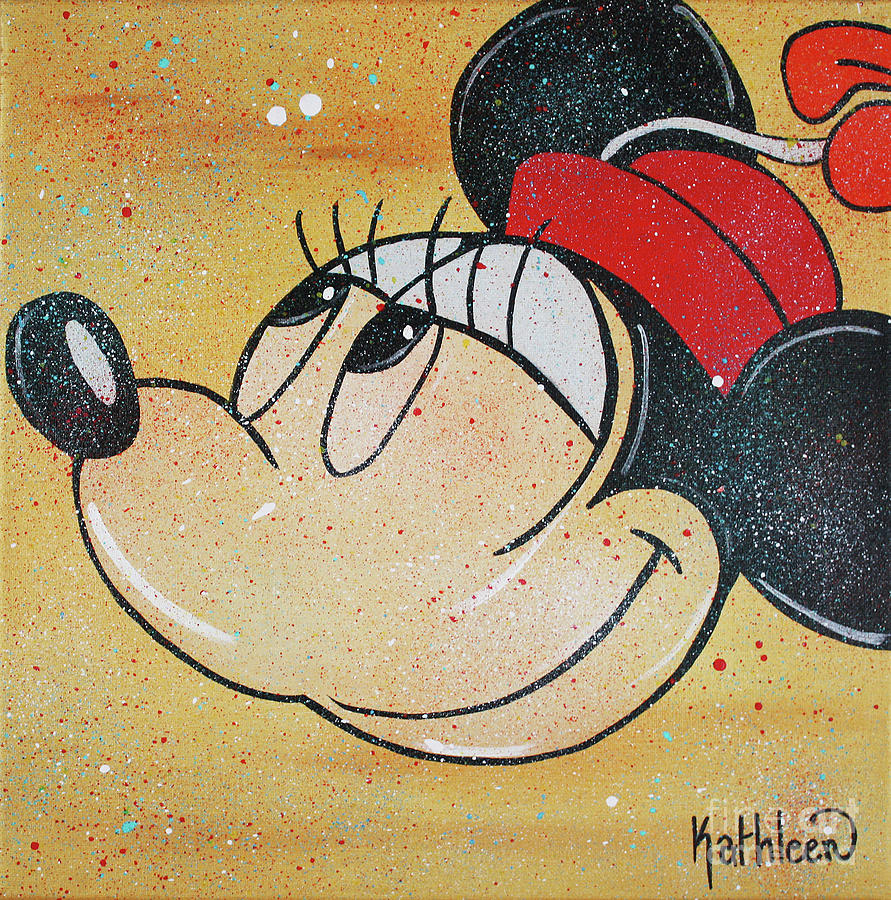 Minnie Mouse Smile Painting
