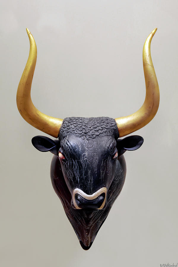 Minoan Bull Head Photograph by Weston Westmoreland