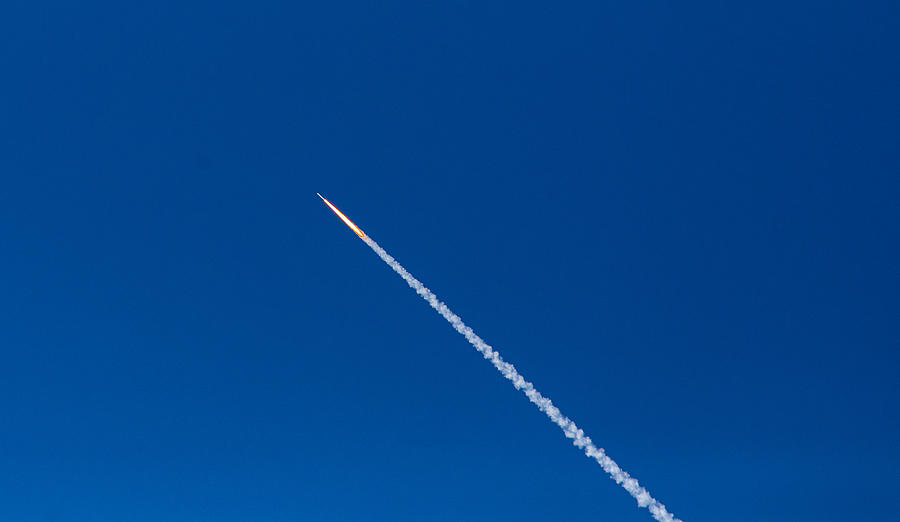 Minotaur Rocket Launch From NASA Wallops Island Photograph by Zach Frailey