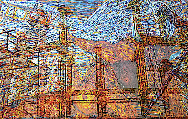 Minotaur Scaffolding Digital Art by Claude Theriault Minotaur Scaffolding Digital Art by Claude Theriault