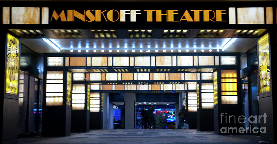 Minskoff Theater in Times Square in New York City Photograph by David Oppenheimer