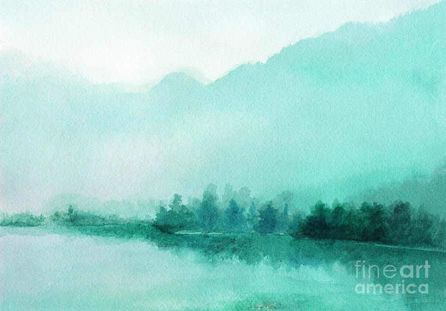 Mint, foggy landscape by Green Palace