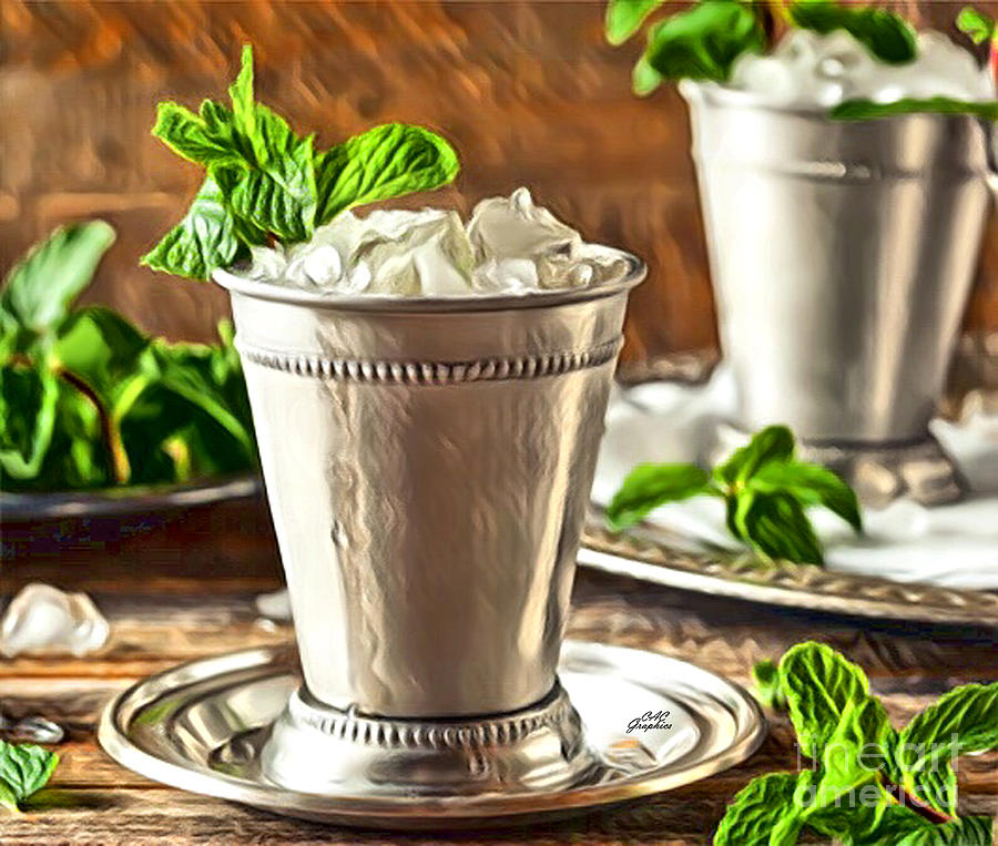 Mint Julep Double Digital Art by CAC Graphics