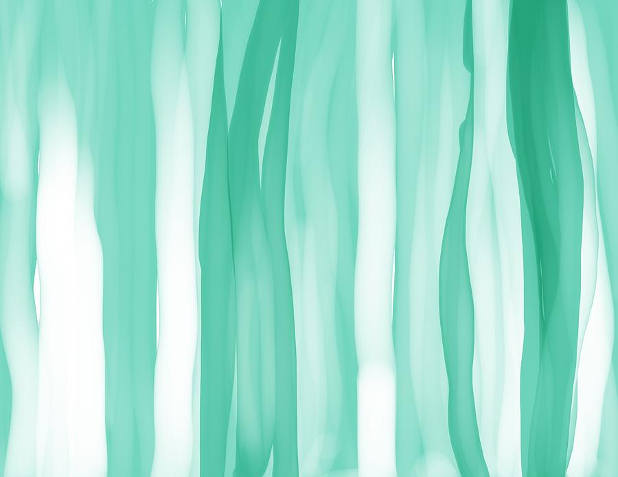 Minty fresh lines 1 Painting by Itsonlythemoon