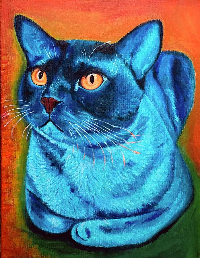 Mio - Burmese cat Painting by Tpsy Painter - Fine Art America