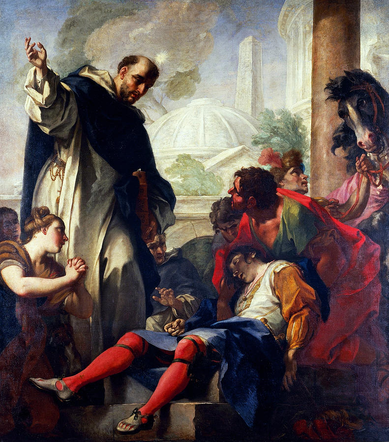 Miracle of Saint Dominic Painting by Antonio Balestra - Pixels