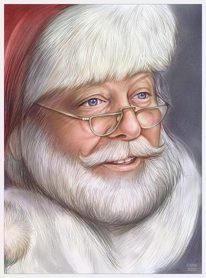 Miracle Santa Color Drawing