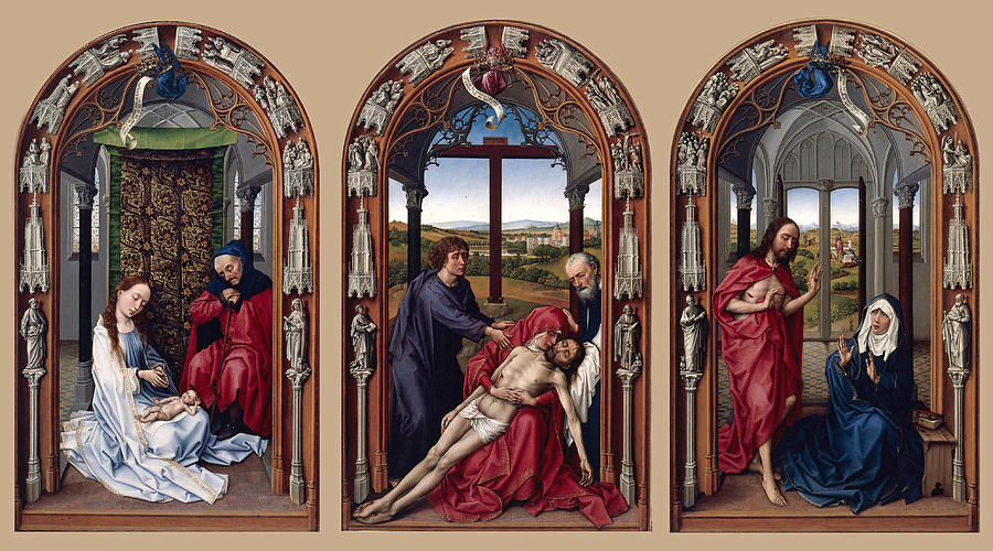 Miraflores Altar Painting by Rogier van der Weyden