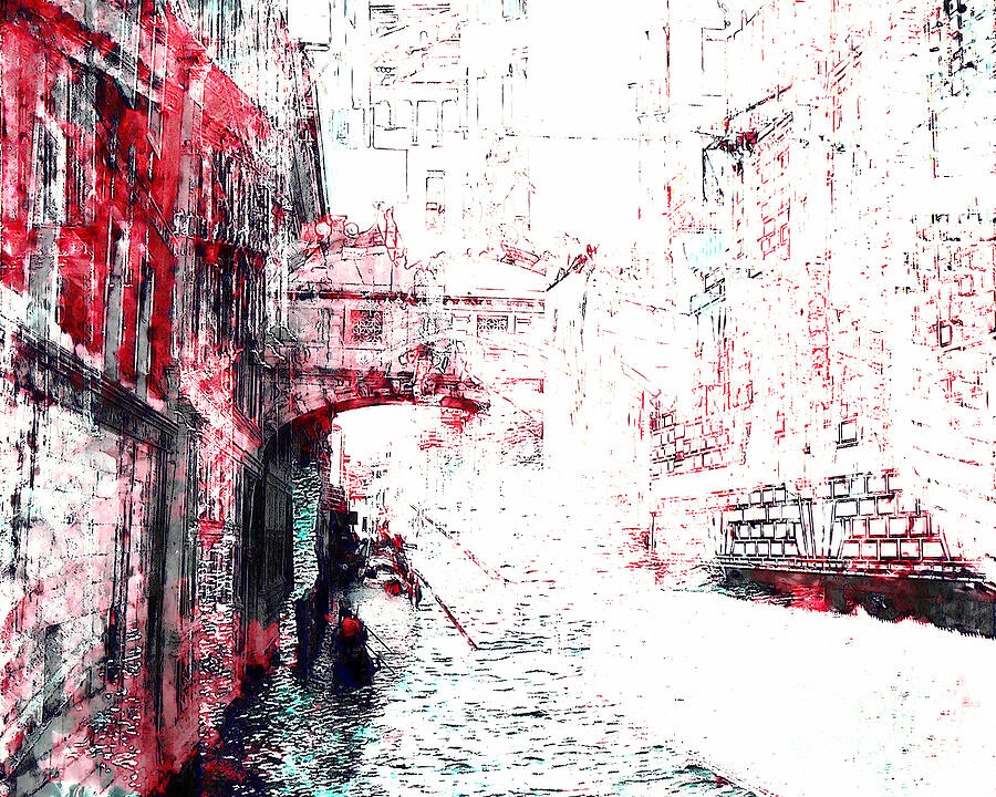 Mirage in Venice Digital Art by Chris Bee