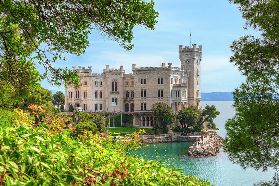 Miramare Castle - Trieste Photograph by Joana Kruse