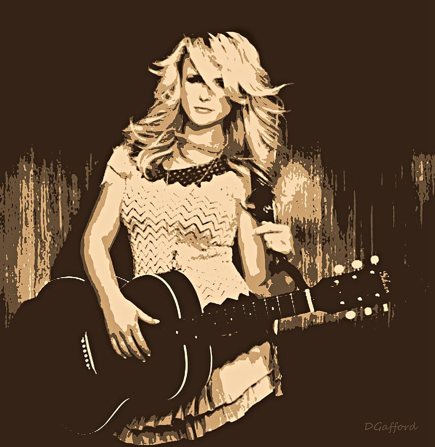 Miranda Lambert Painting by Dave Gafford - Fine Art America