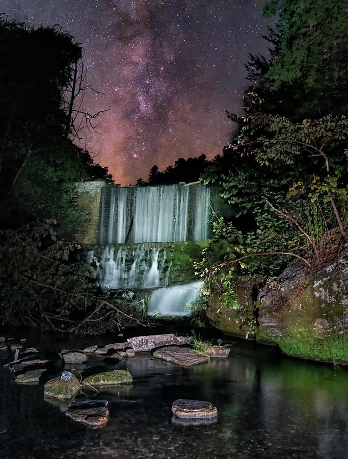 Mirror Lake Falls Photograph by Hal Mitzenmacher