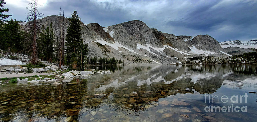Mirror Lake, Wyoming Photograph by Anderson R Moore